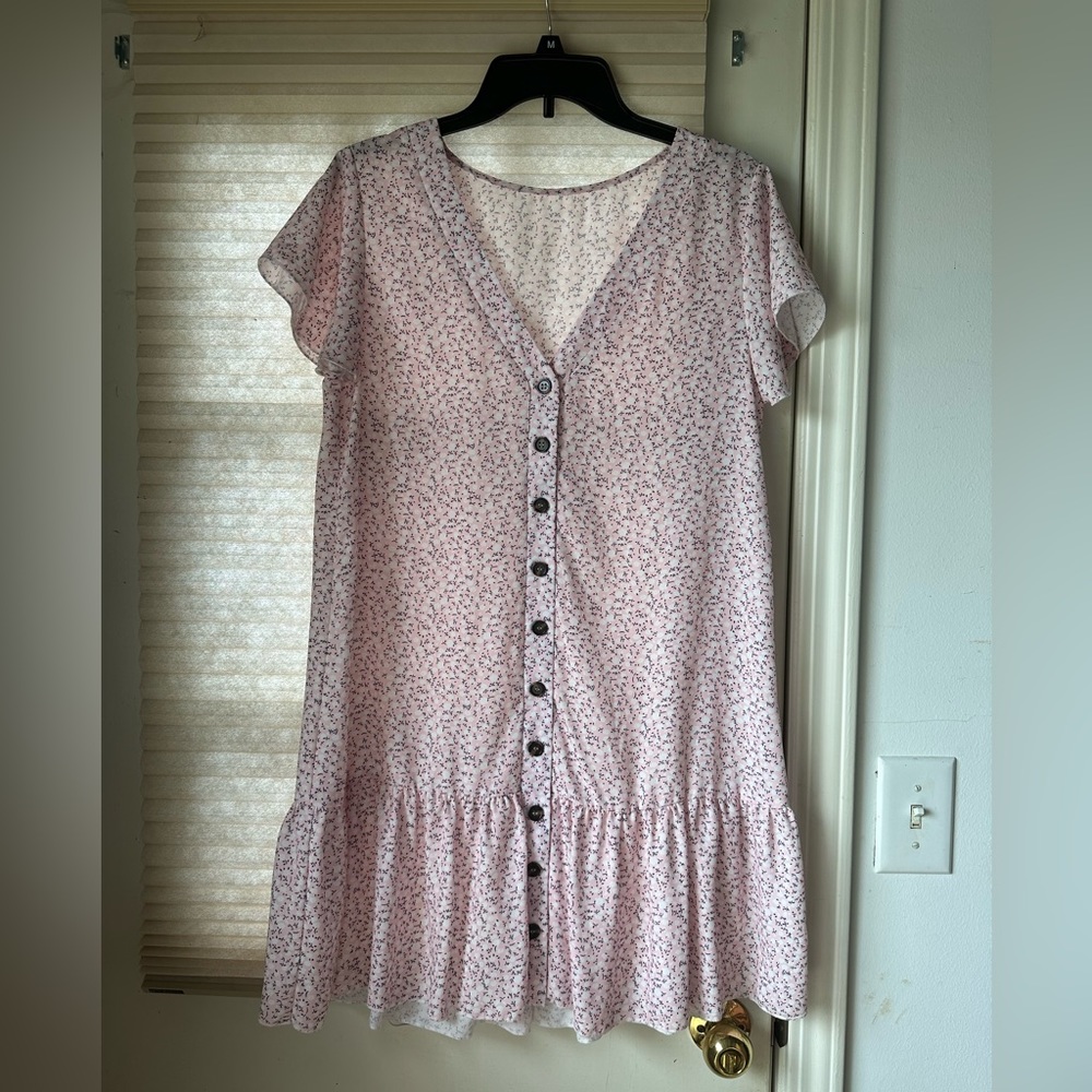Flower Print Dress/Cardigan